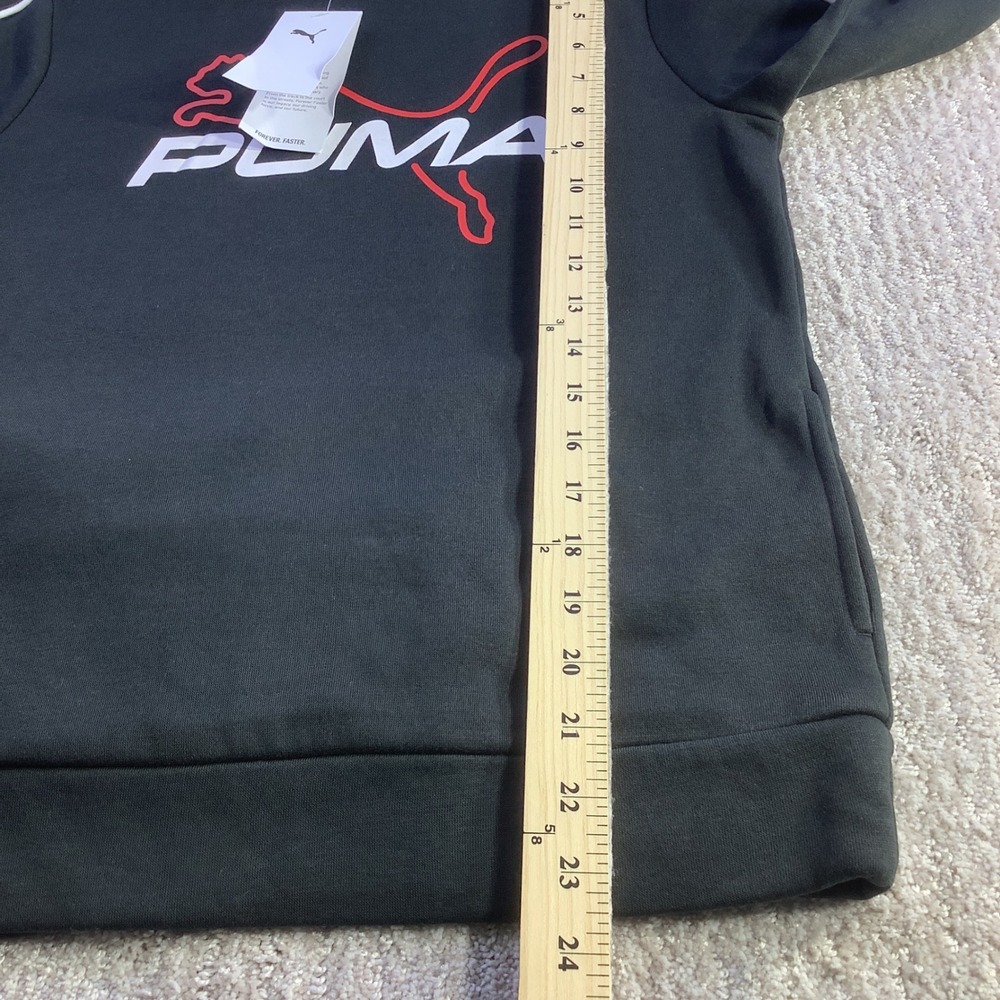Puma Kids Black Pullover Hoodie & Track Pants Set Loungewear Size M NWT - Picture 9 of 16